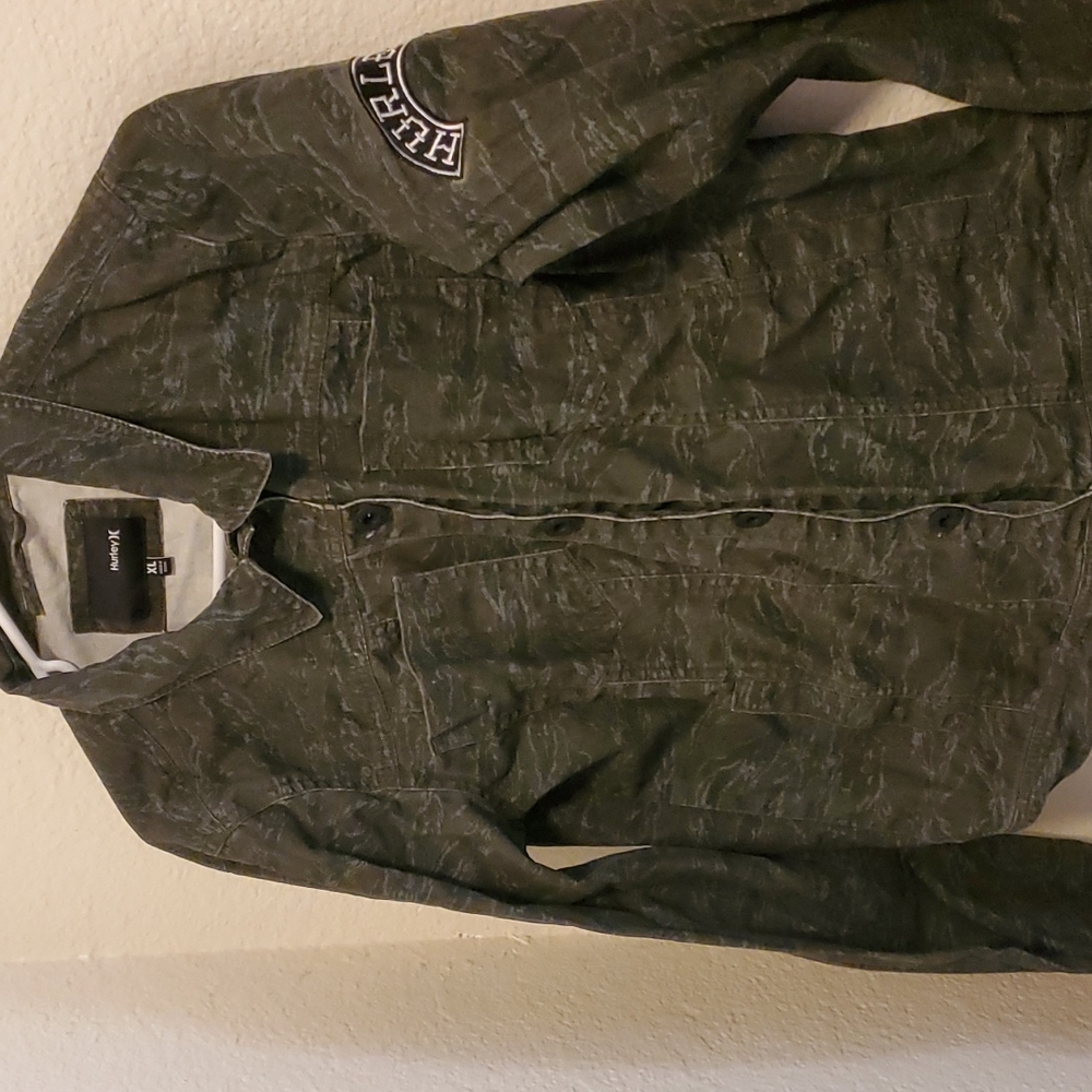 Hurley camo jacket